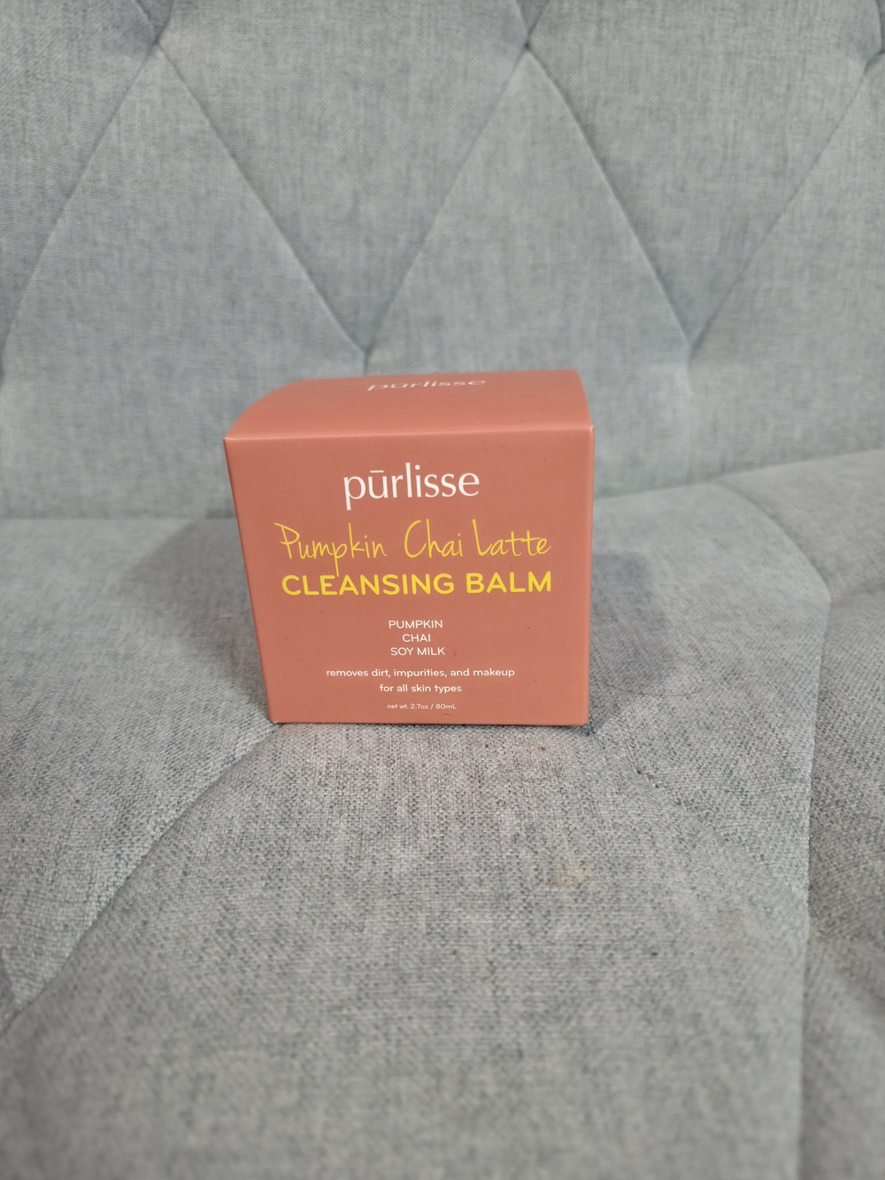 Purlisse Pumpkin Chai Latte Cleansing Balm - Coral Orange